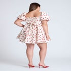 Puff Sleeve Mini Dress image number null