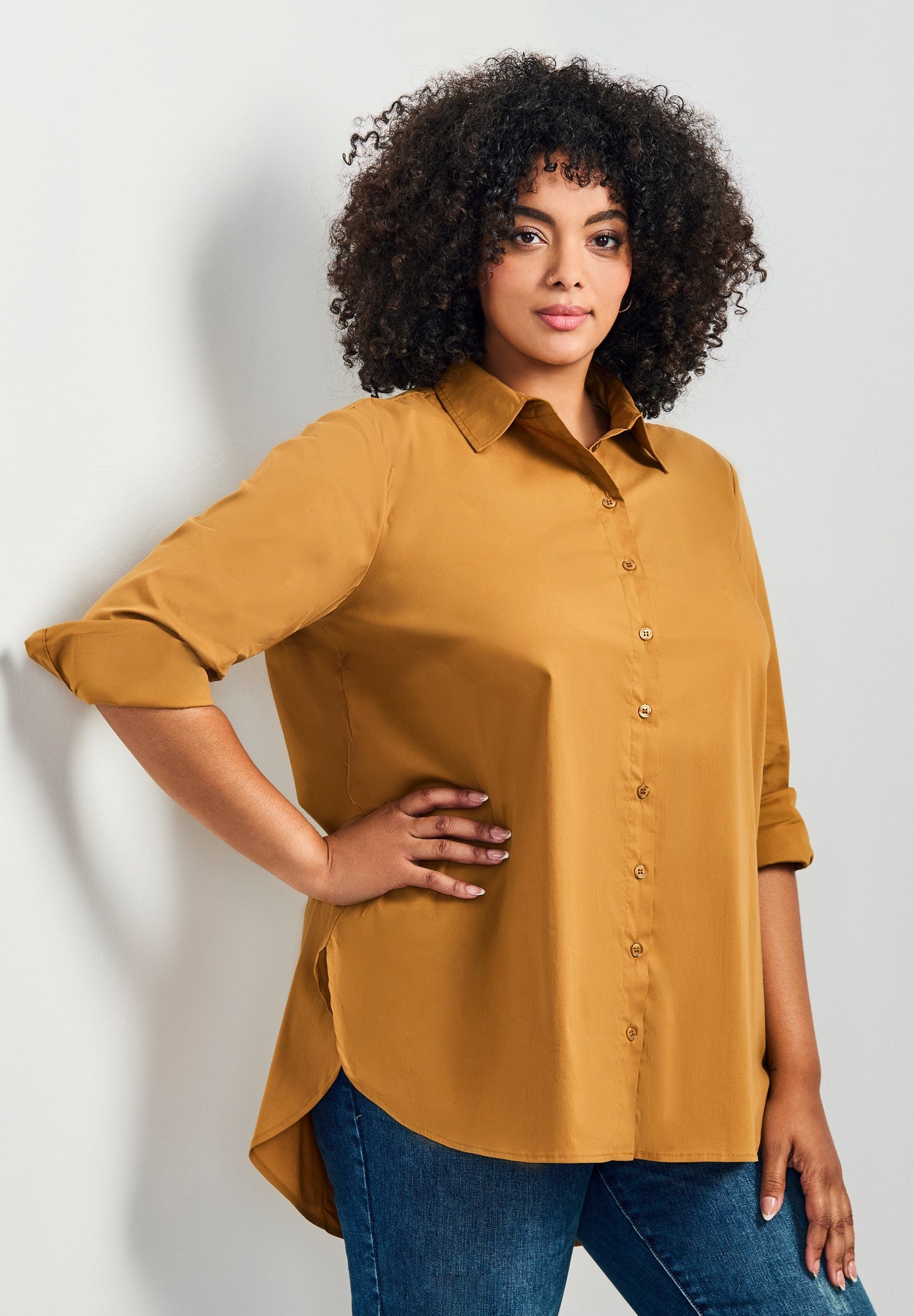 Stella Classic Button Up Shirt image number 2