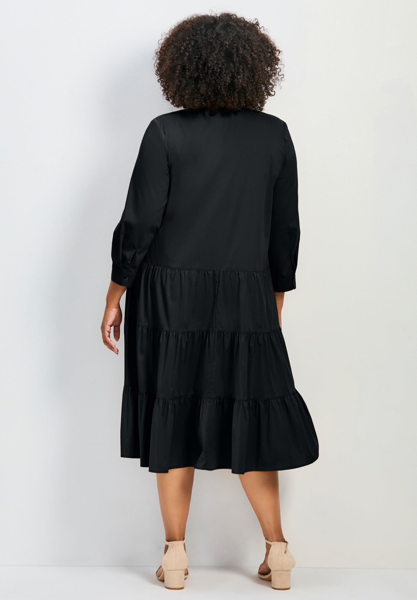 Avery Cotton Poplin Button Dress image number 1