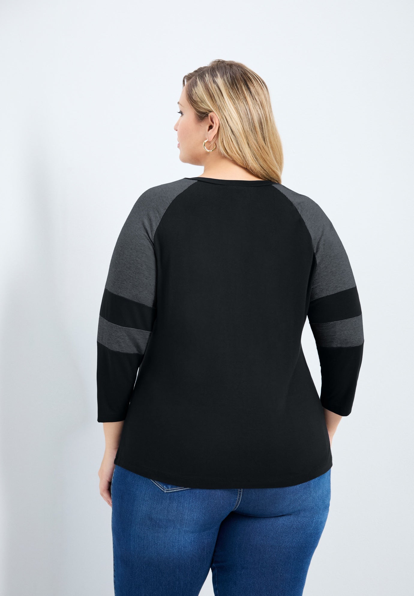Splice Sleeve Color Top image number 1