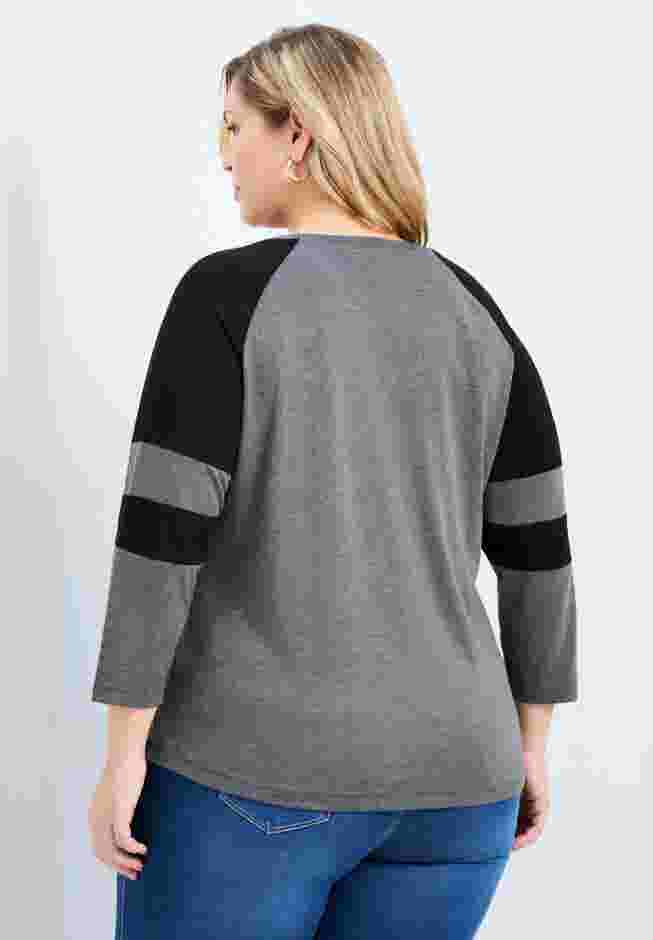 Splice Sleeve Color Top image number 1