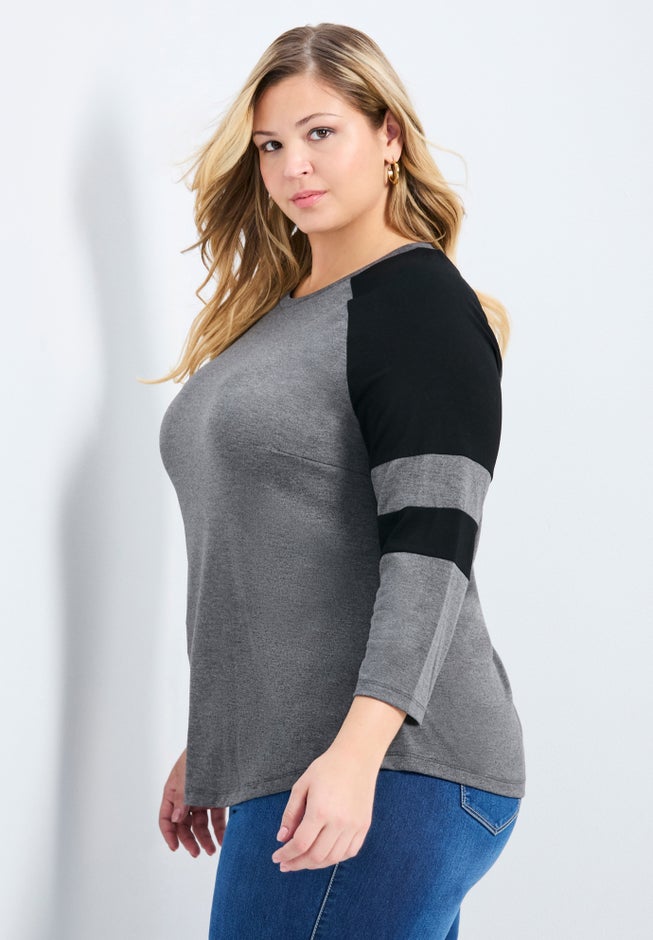 Splice Sleeve Color Top image number 2