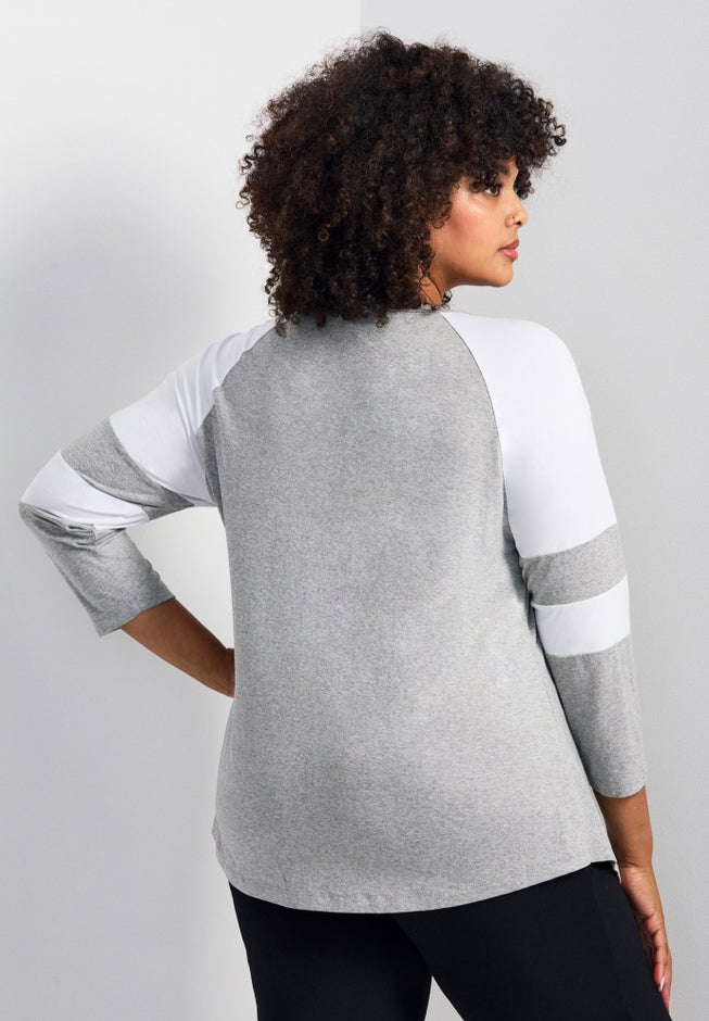 Splice Sleeve Color Top image number 1