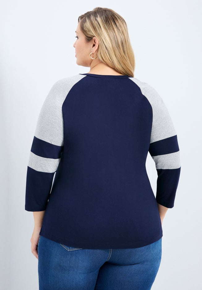 Splice Sleeve Color Top image number 1