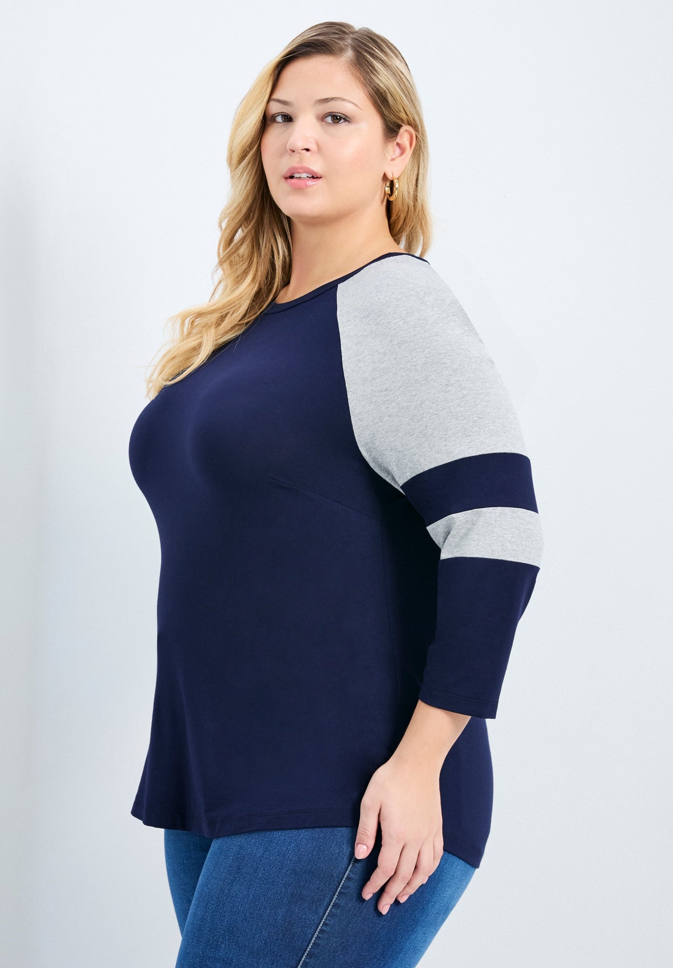 Splice Sleeve Color Top image number 2