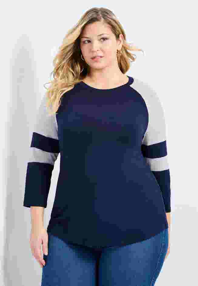 Splice Sleeve Color Top image number 0