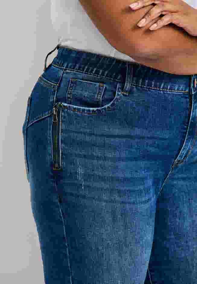 La Luna Zip Detail Skinny Jean image number 3