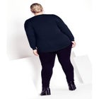 Tully Curved Hem Sweater image number null