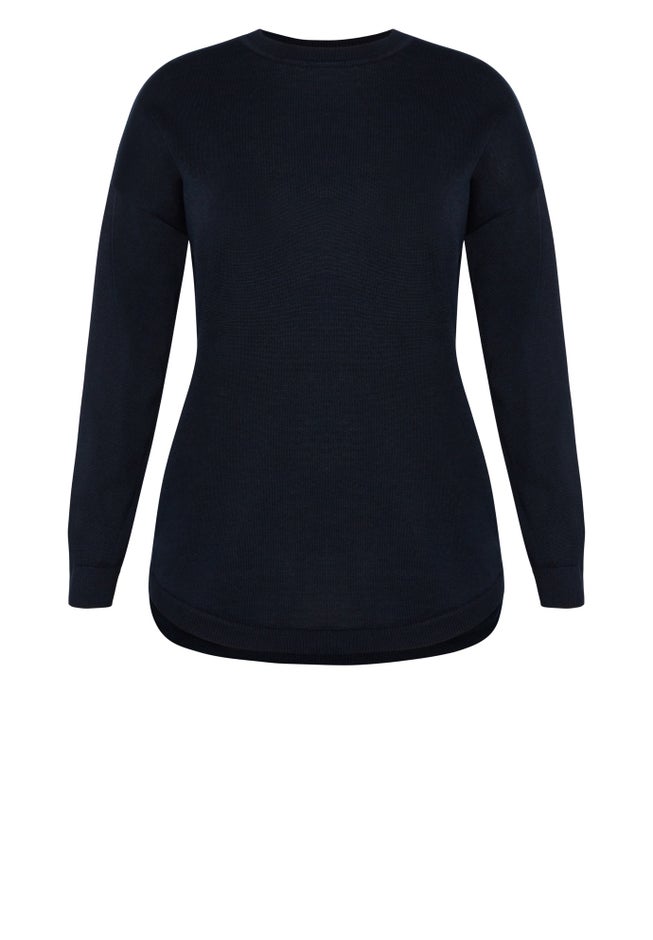 Tully Curved Hem Sweater image number 2
