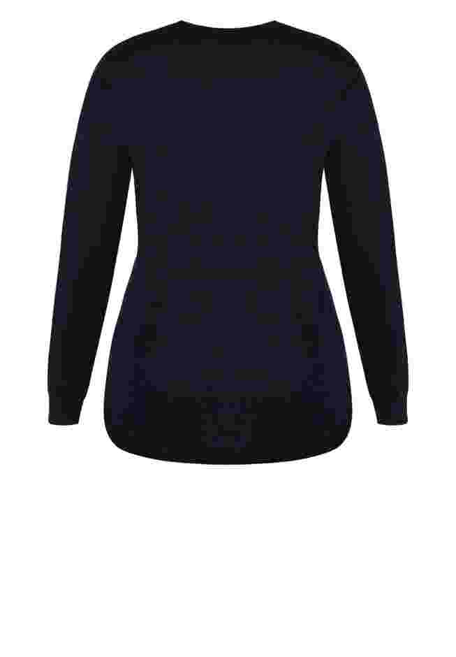 Tully Curved Hem Sweater image number 3