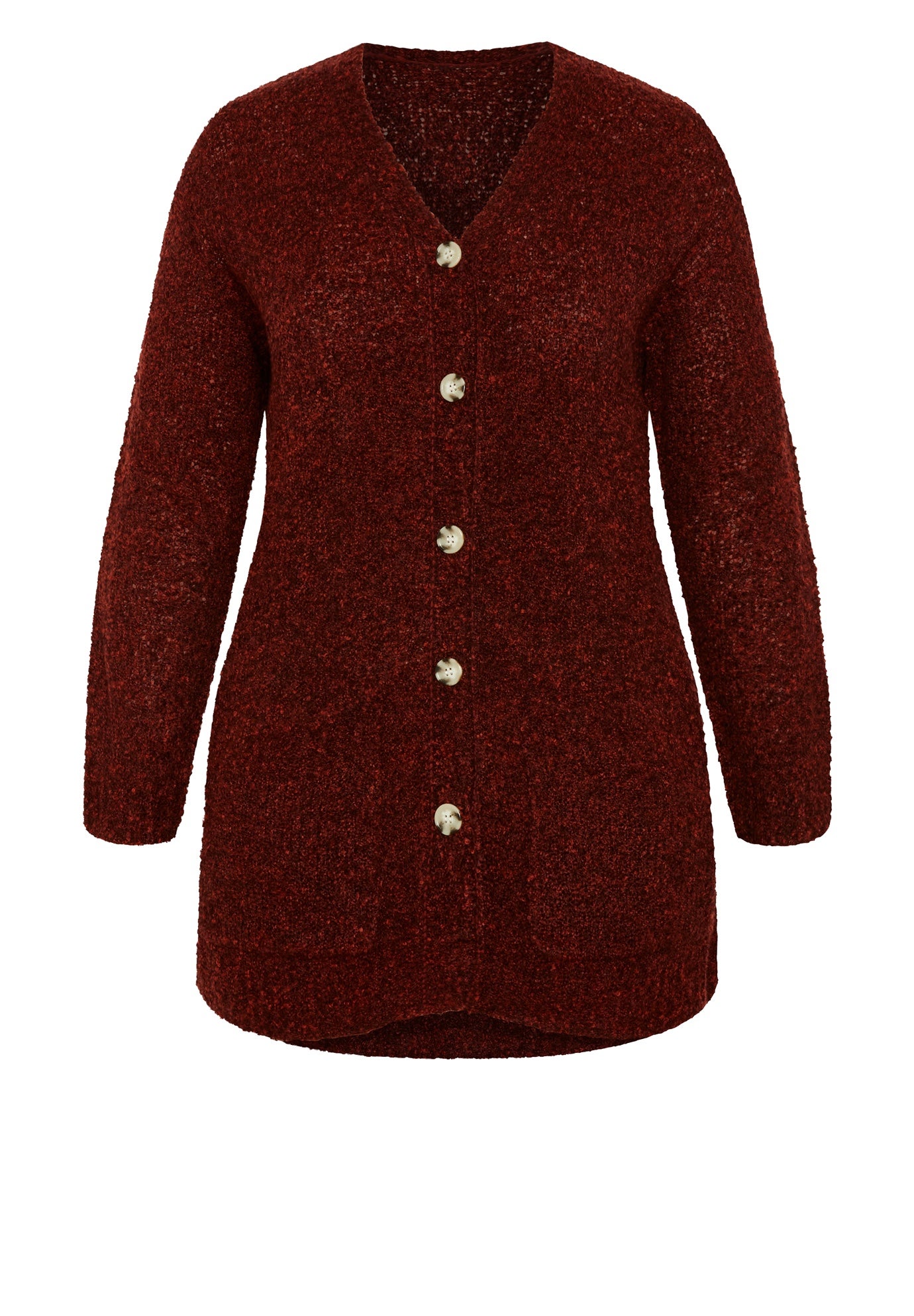 Amber Boucle Cardigan image number 4
