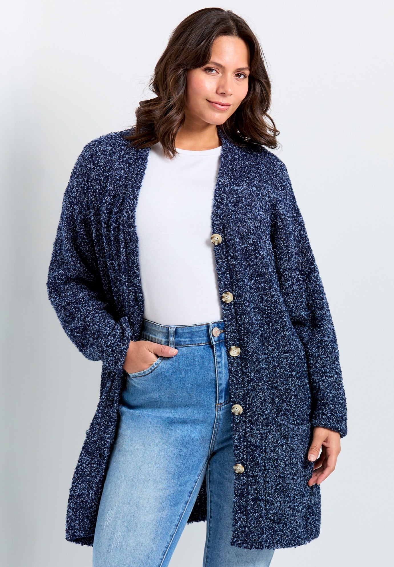 Amber Boucle Cardigan image number 0