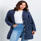 Amber Boucle Cardigan image number null