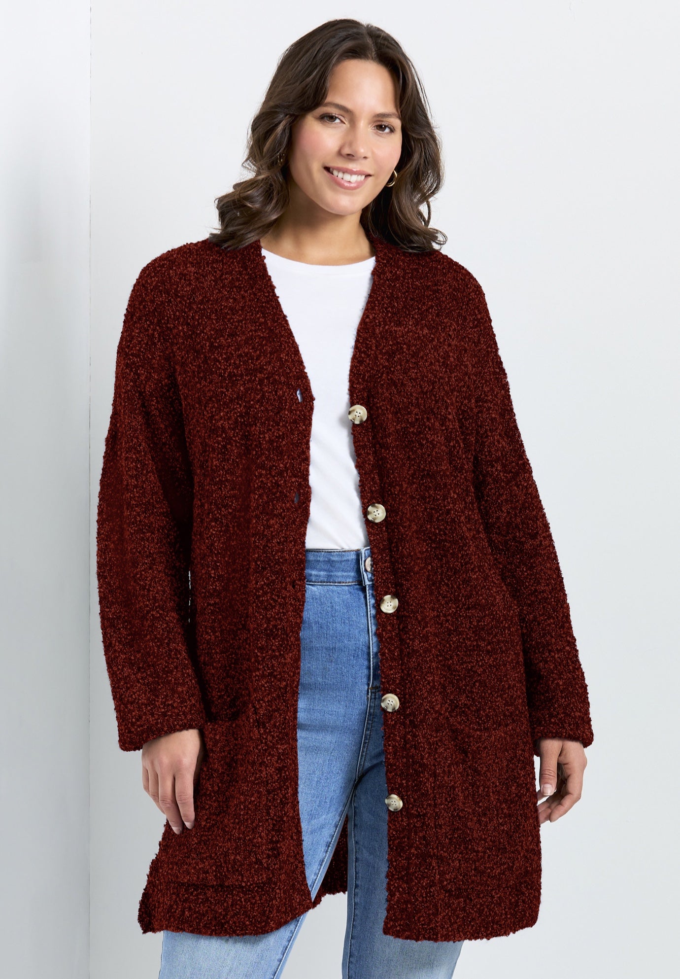 Amber Boucle Cardigan image number 0