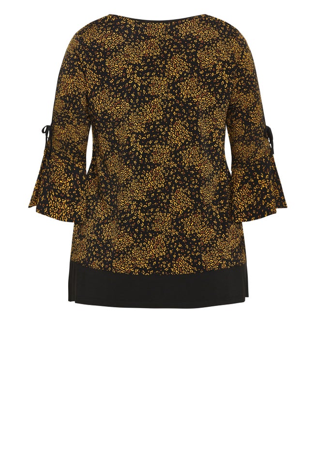 Lara Layered Print Top image number null