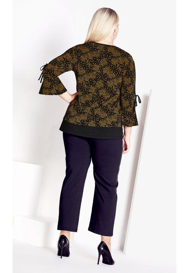 Lara Layered Print Top image number null