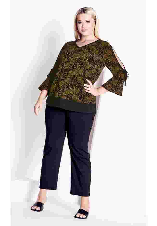 Lara Layered Print Top image number 0