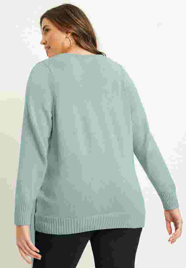 Wrap-Front Cardigan image number 1