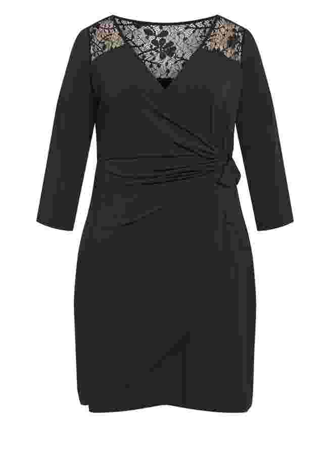 Deanna Wrap Lace Dress image number 2