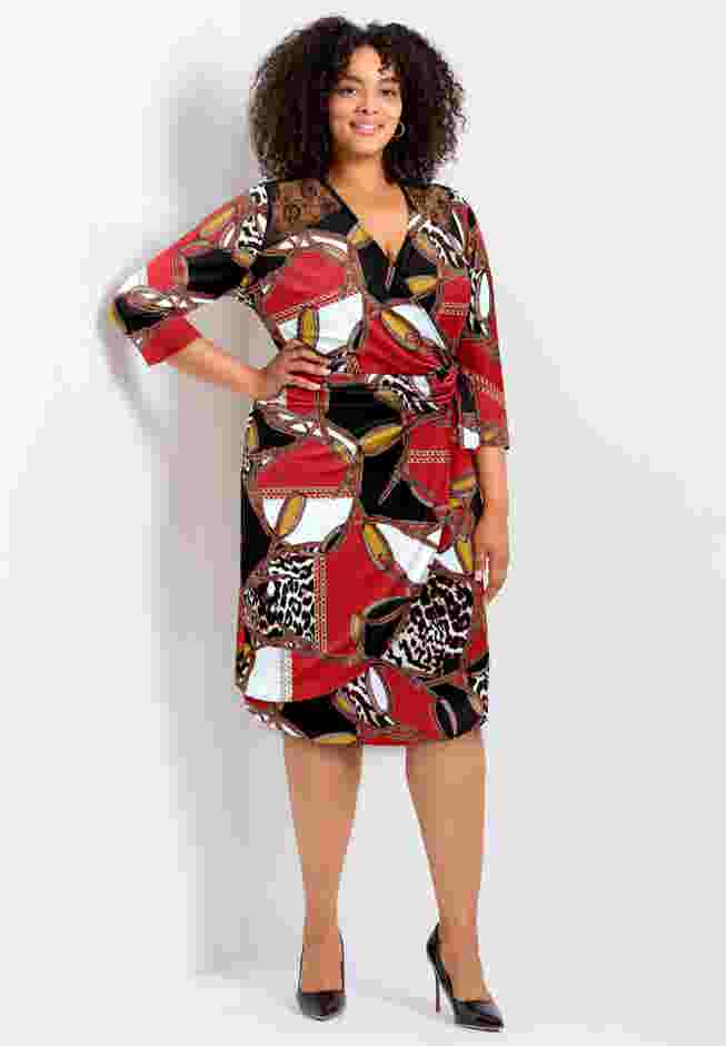 Deanna Wrap Lace Dress image number 0