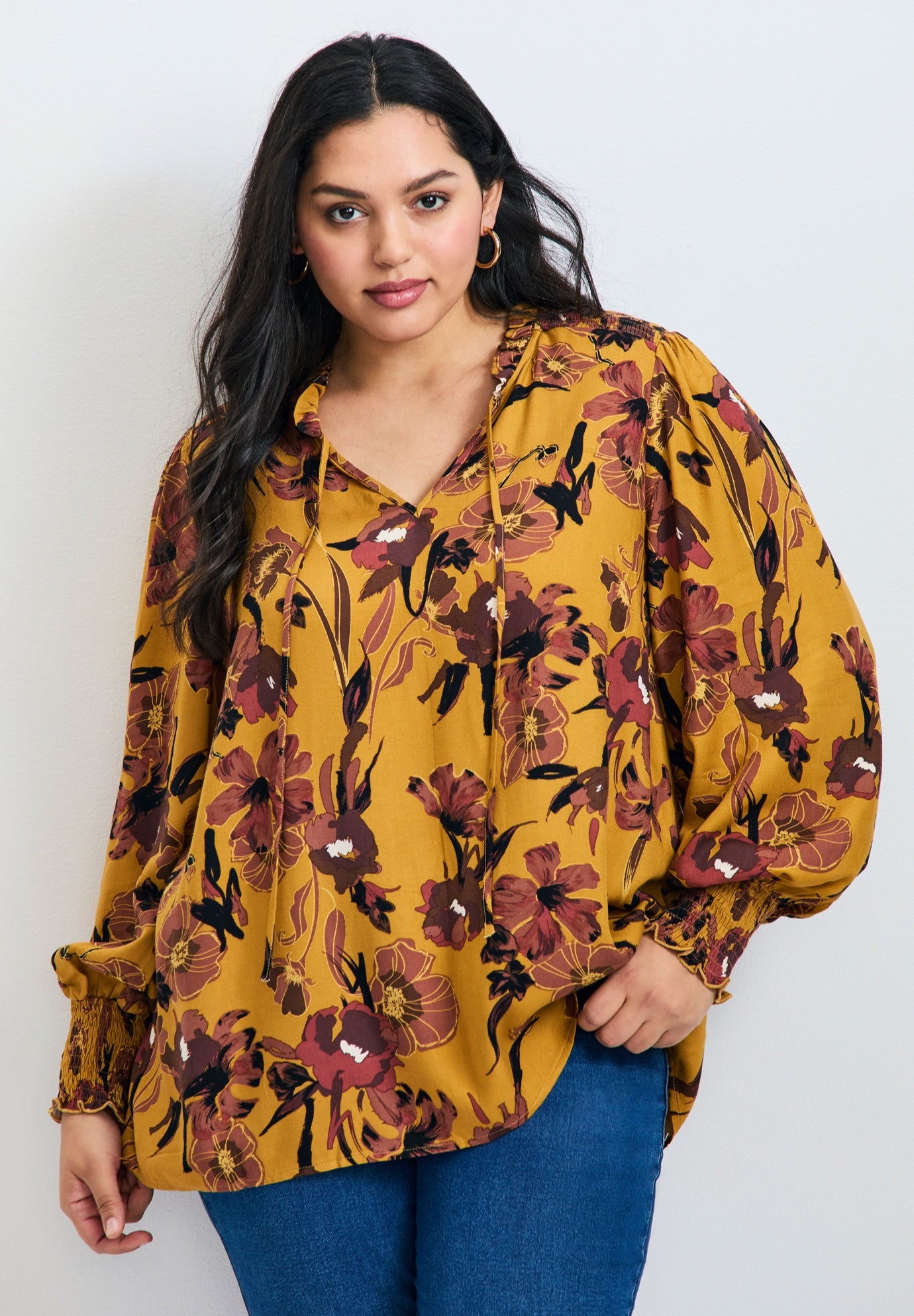 Abby Blouson Sleeve Blouse image number 3