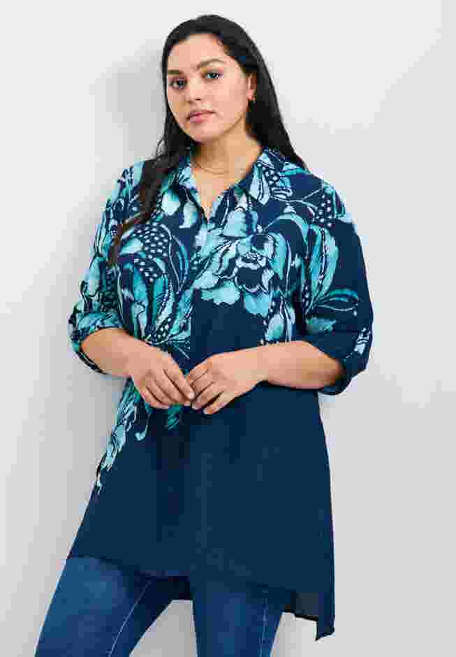 Rita Placement Print Blouse image number 1