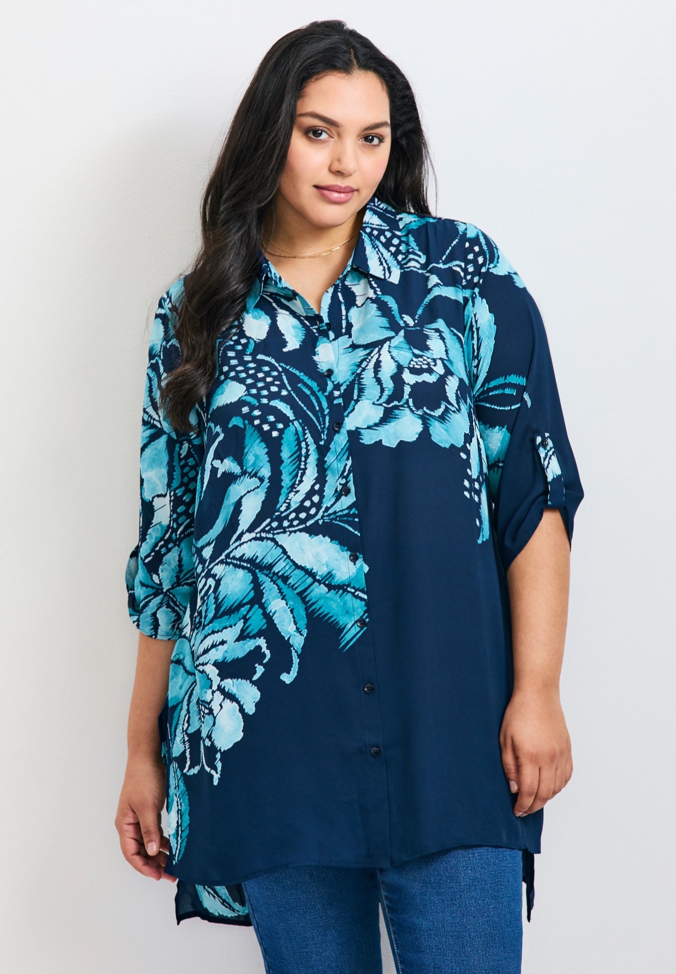 Rita Placement Print Blouse image number 0