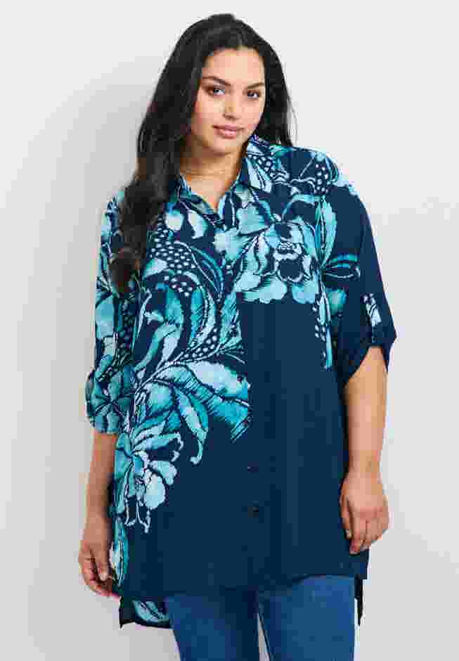 Rita Placement Print Blouse image number 0