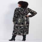 Eliana Scarf Placement Print Dress image number null