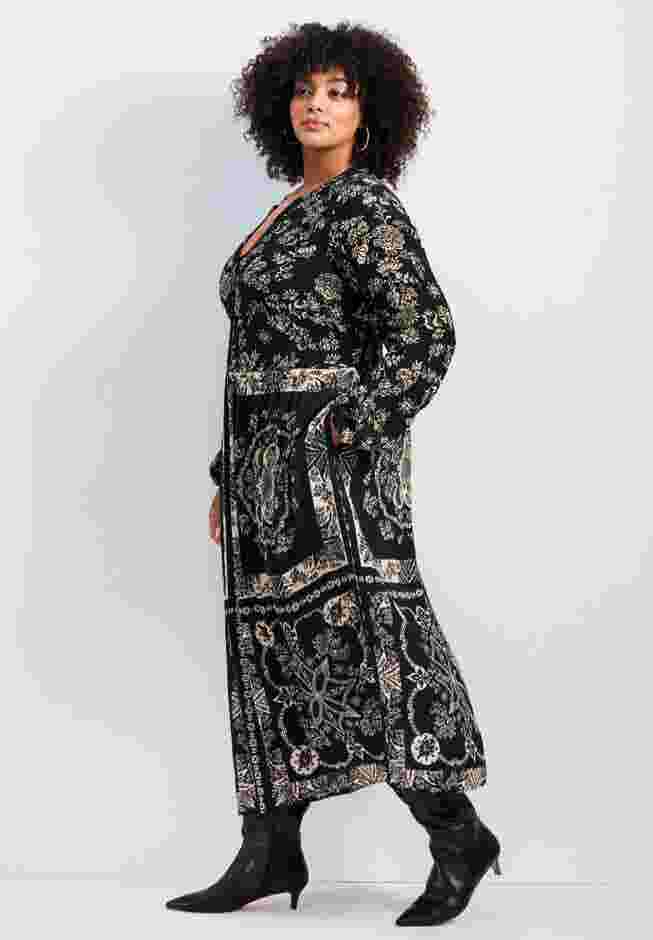 Eliana Scarf Placement Print Dress image number 2