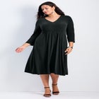 Laid Back Knit Dress image number null