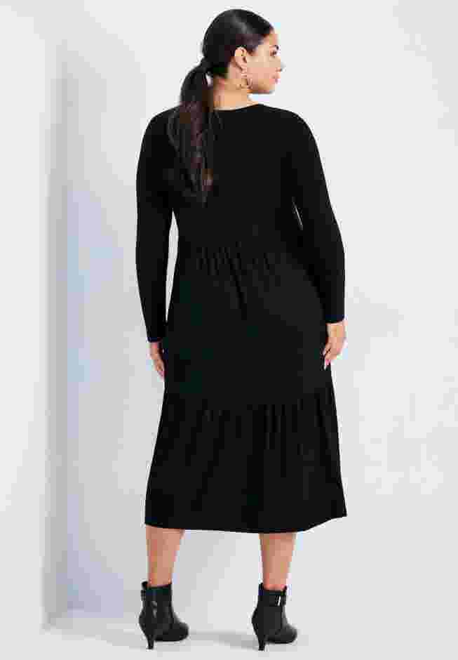 Nylah Tiered Knit Dress image number 1