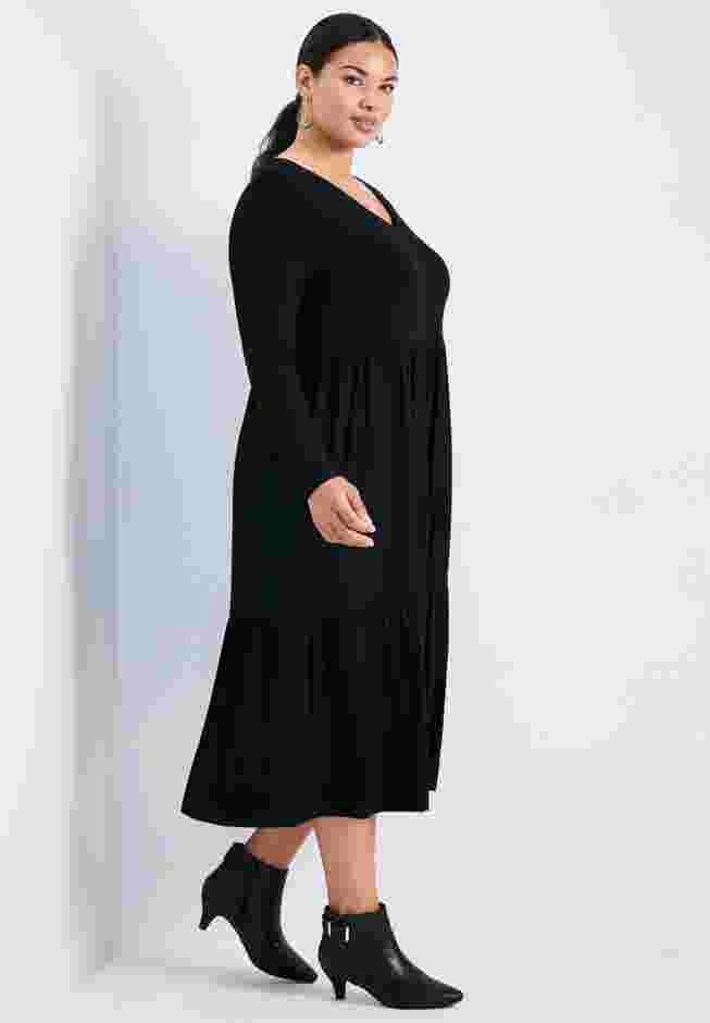 Nylah Tiered Knit Dress image number 2