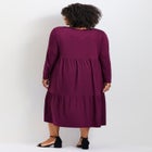 Nylah Tiered Knit Dress image number null