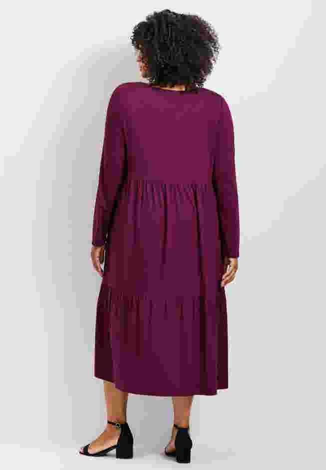 Nylah Tiered Knit Dress image number 1
