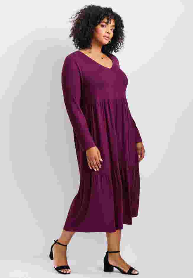 Nylah Tiered Knit Dress image number 2