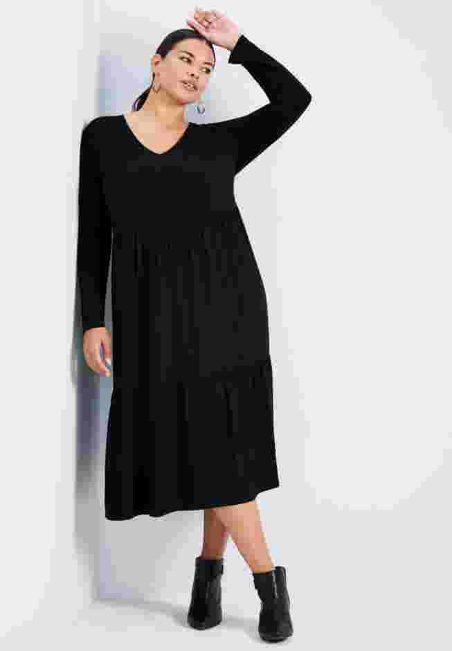 Nylah Tiered Knit Dress image number 0