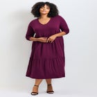 Nylah Tiered Knit Dress image number null