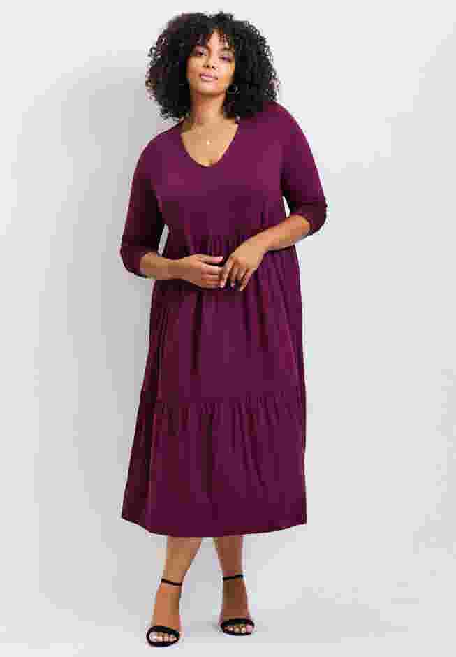 Nylah Tiered Knit Dress image number 0