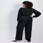 Luxe Drape Chiffon Overlay Jumpsuit image number null