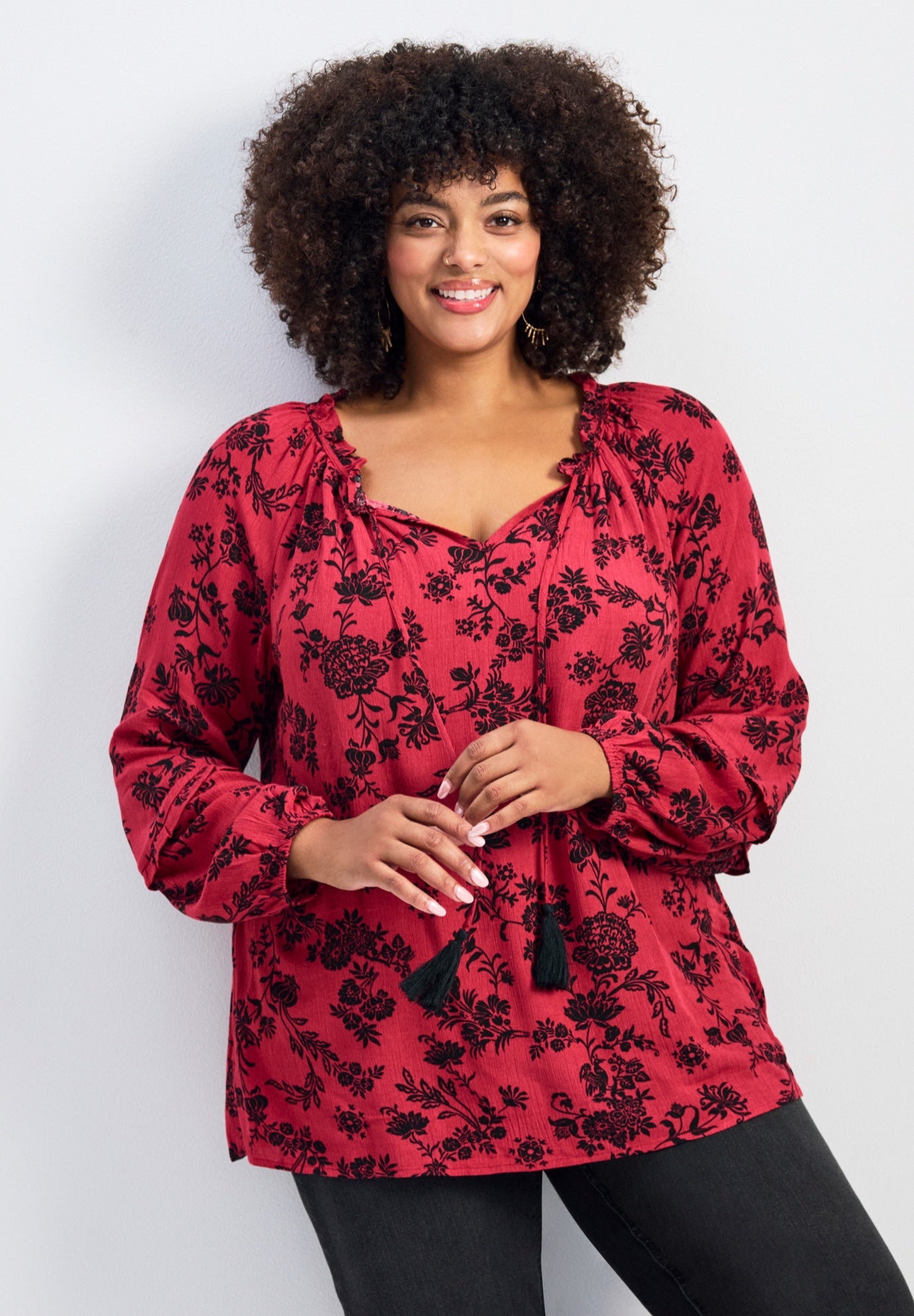 Bianca Peasant Blouse image number 0