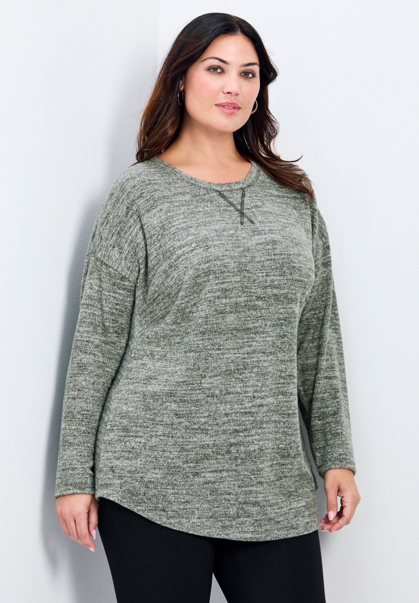 Rayna Hacci Drop Shoulder Top image number 2