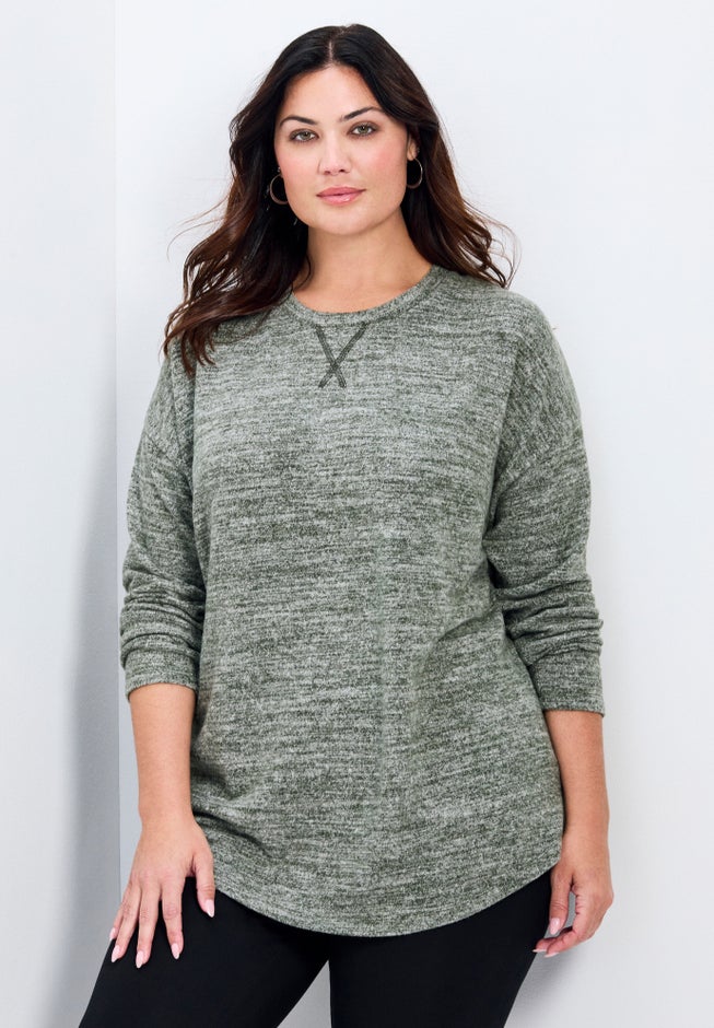 Rayna Hacci Drop Shoulder Top image number 0
