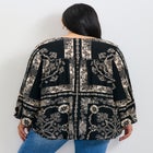 Maddison Scarf Print Top image number null