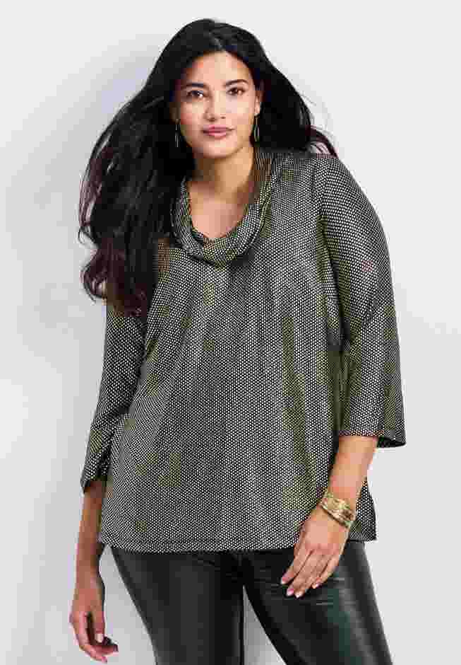 Felicia Metallic Knit Top image number 0