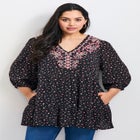 Ditsy Embroidered Tunic image number null