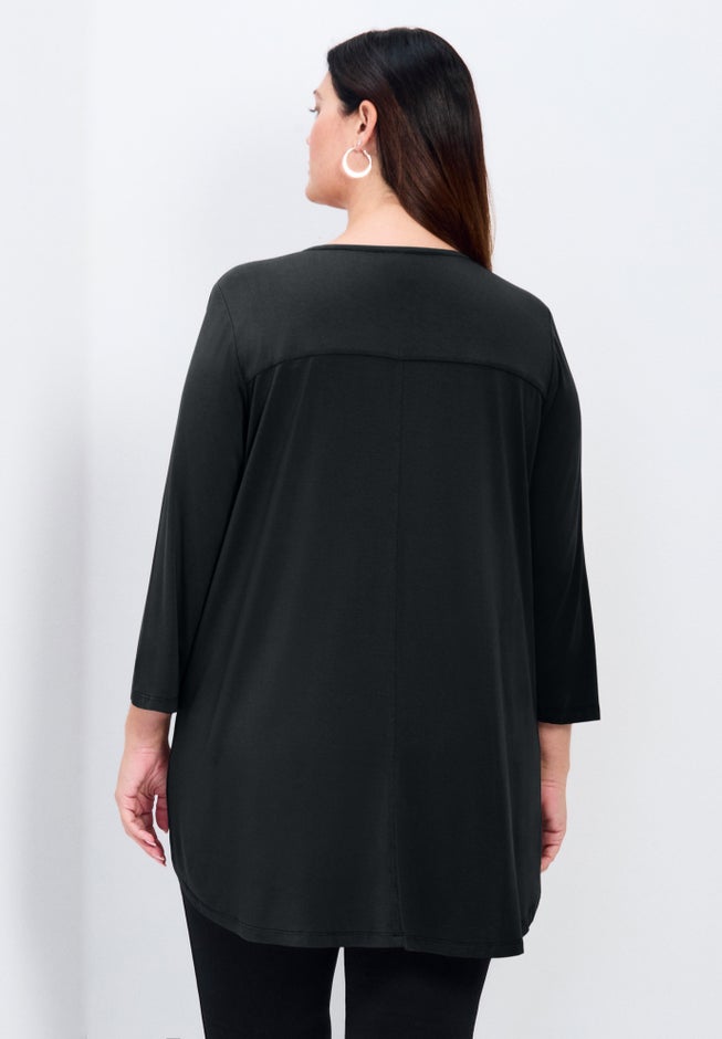 Sara Everyday Scoop Neck Tunic image number 1