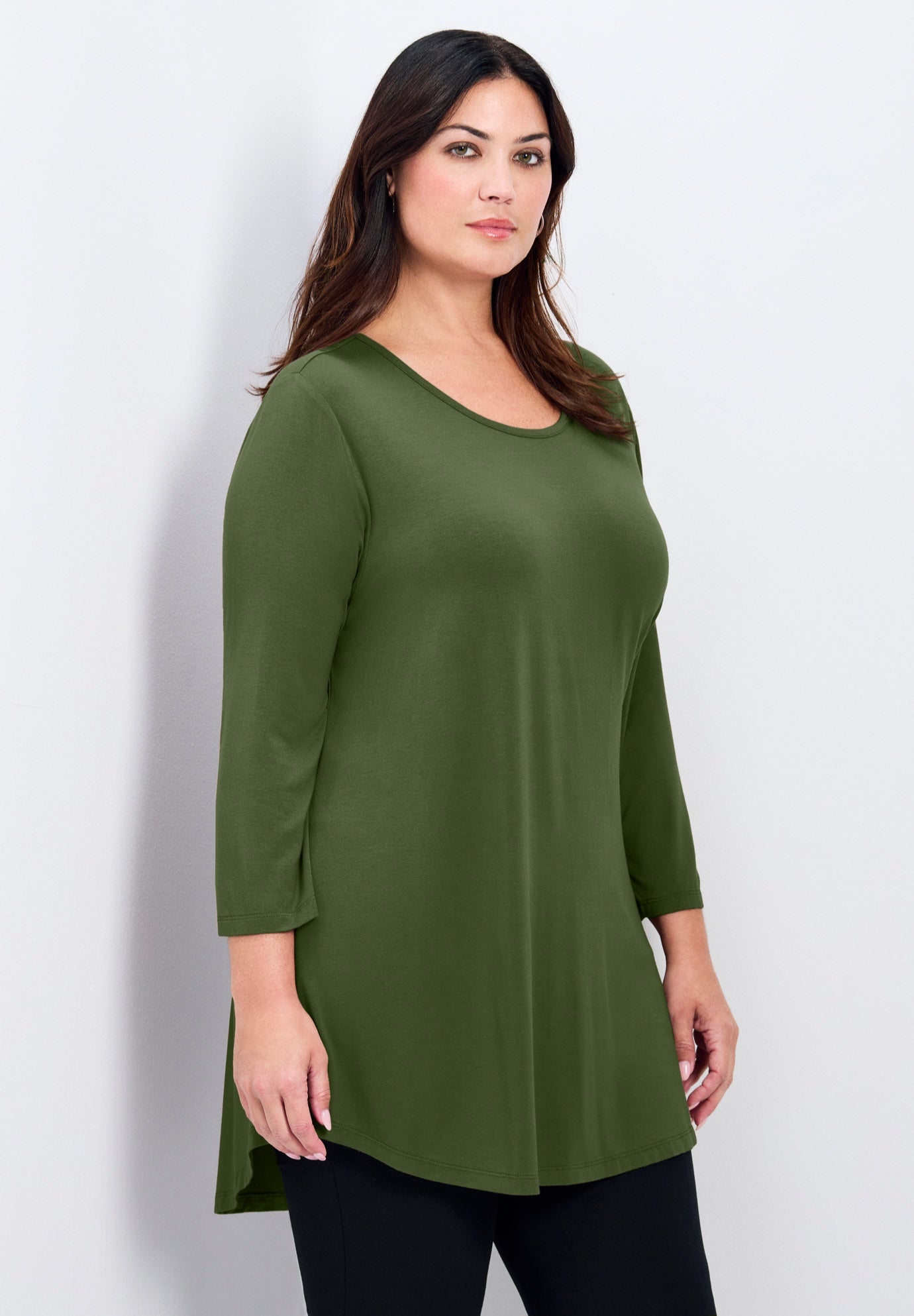 Sara Everyday Scoop Neck Tunic image number 2