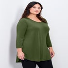 Sara Everyday Scoop Neck Tunic image number null