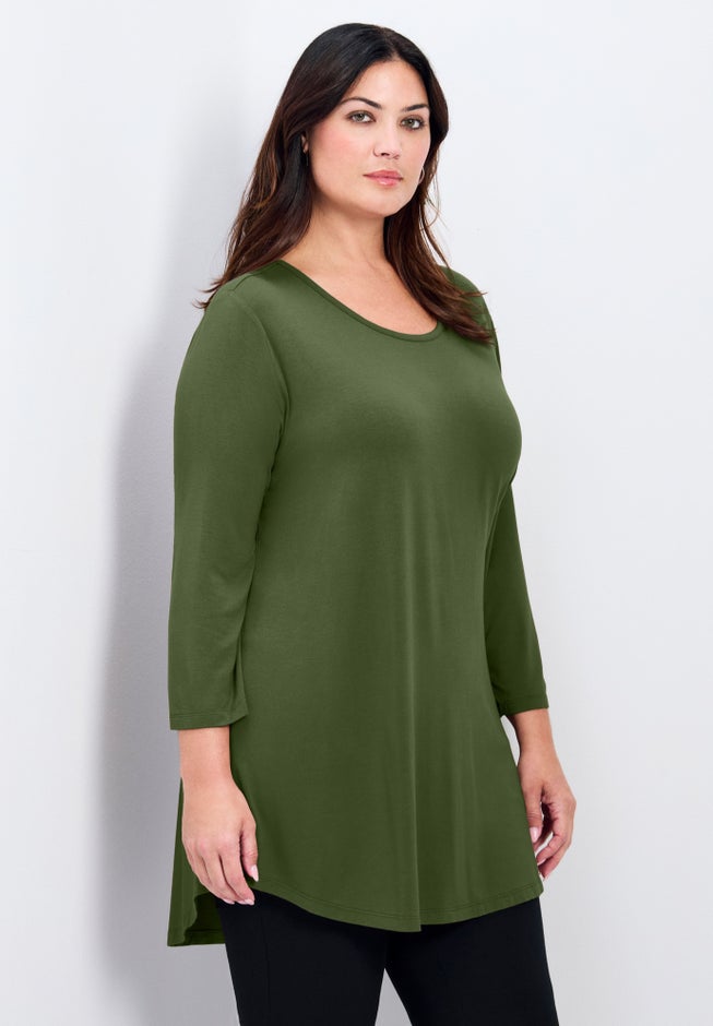 Sara Everyday Scoop Neck Tunic image number 2